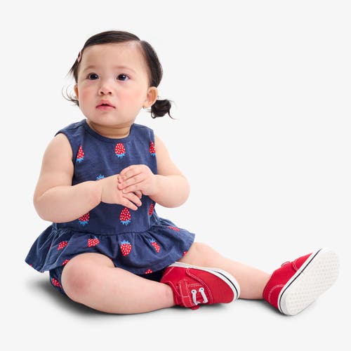 PRIMARY PRIMARY BABY TANK & BUBBLE SHORT SET IN STRAWBERRY FIELDS 