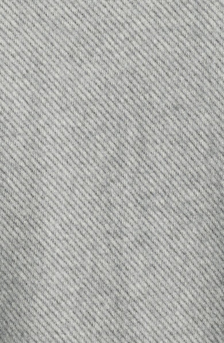 johnnie-O Carl Brushed Knit Button-Up Shirt, Alternate, color, Light Gray