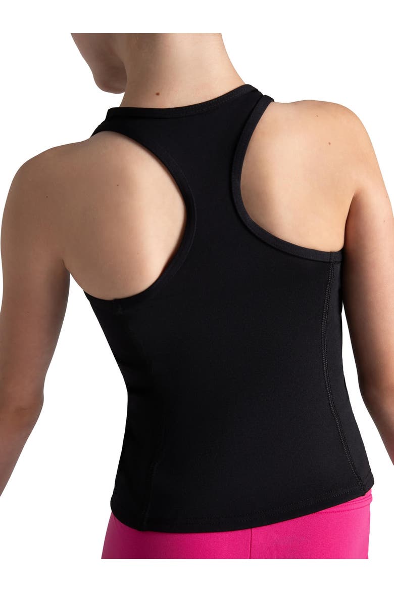 Team Basics Tank Top with Racerback, Alternate, color, Black