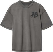 AllSaints Insignia Logo Appliqué Organic Cotton T-Shirt