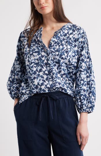 Caslon ® Pintuck Pleat Top