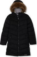 Lands' End Girls Fleece Lined Printed Parka