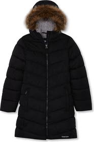 Lands' End Girls Fleece Lined Printed Parka
