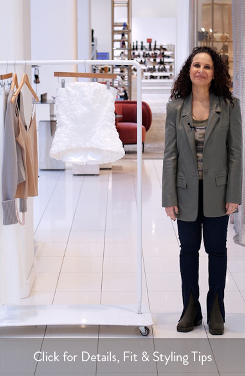 Phoebe Rosette Strapless Peplum Top, sales video thumbnail