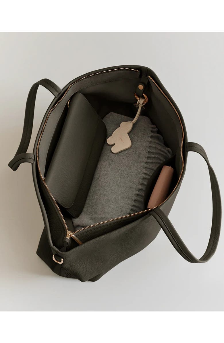 Cuyana Classic Easy Zipper Tote, Alternate, color, Dark Olive