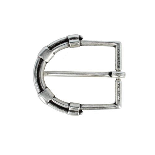 Trafalgar 35mm Solid Brass Italian Horseshoe Inspired Harness Belt Buckle