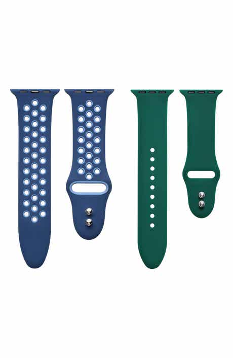 Posh Tech 2-Pack Assorted Silicone Apple Watch® Watchbands