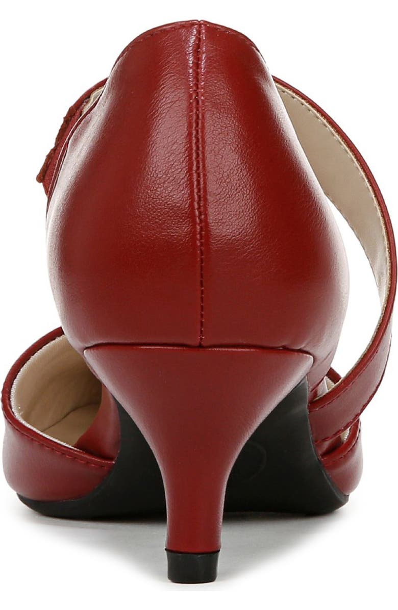 LifeStride Mika Pointed Toe Pump, Alternate, color, Dark Red