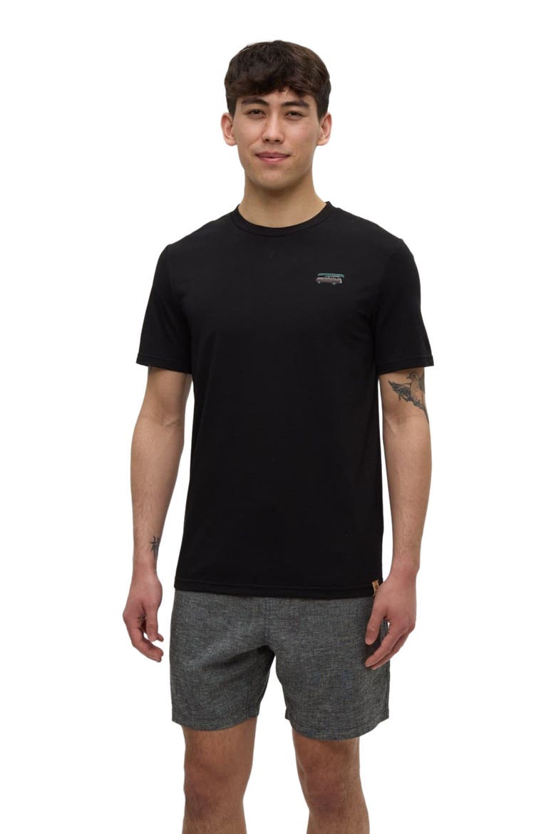Lake Tentree T-Shirt, Alternate, color, Meteorite Black/Lake Day