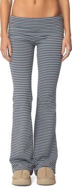 EDIKTED Kaeli Stripe Flare Pants