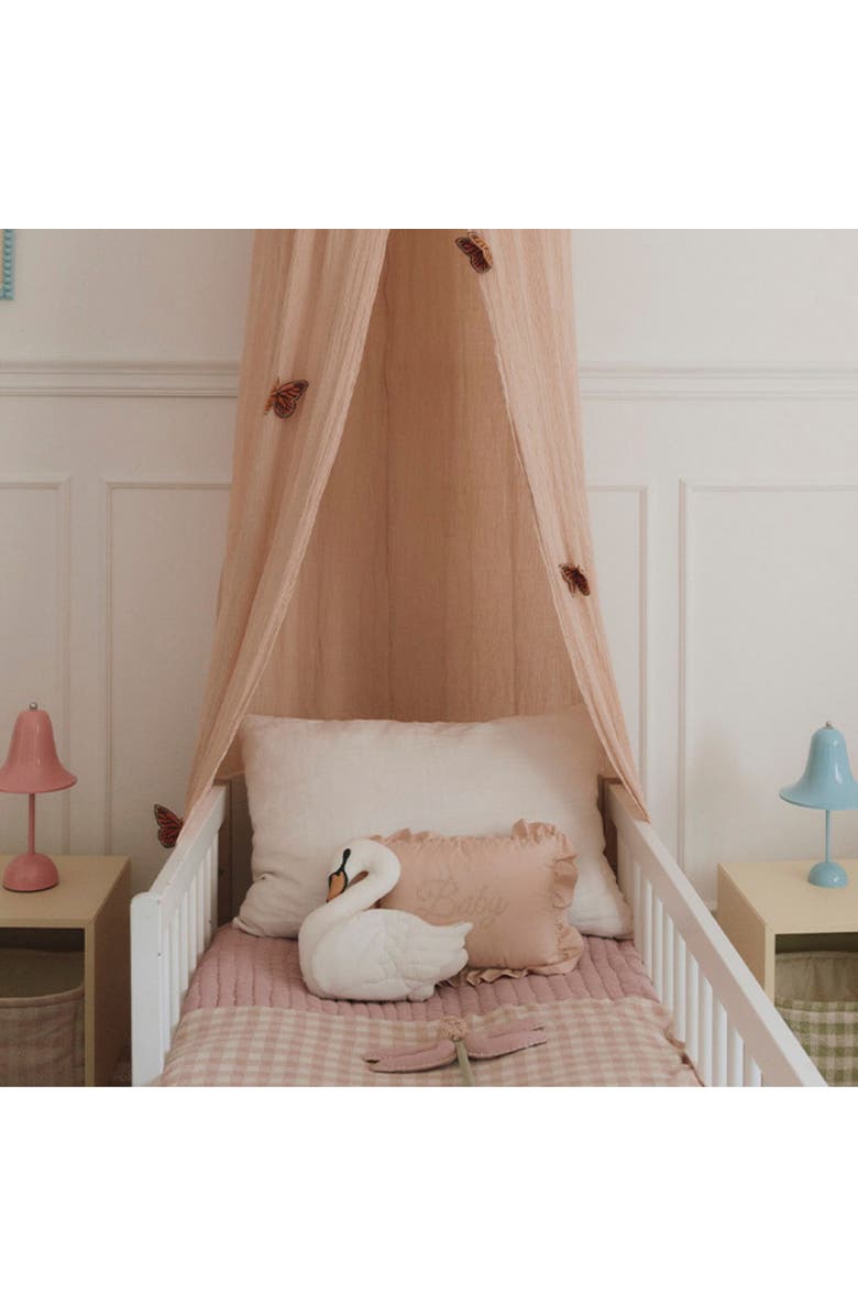 Lorena Canals Canopy Crepe, Alternate, color, Rose, Ivory