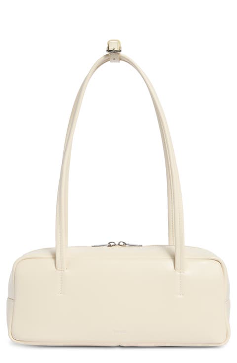 More Faux Leather Baguette Bag