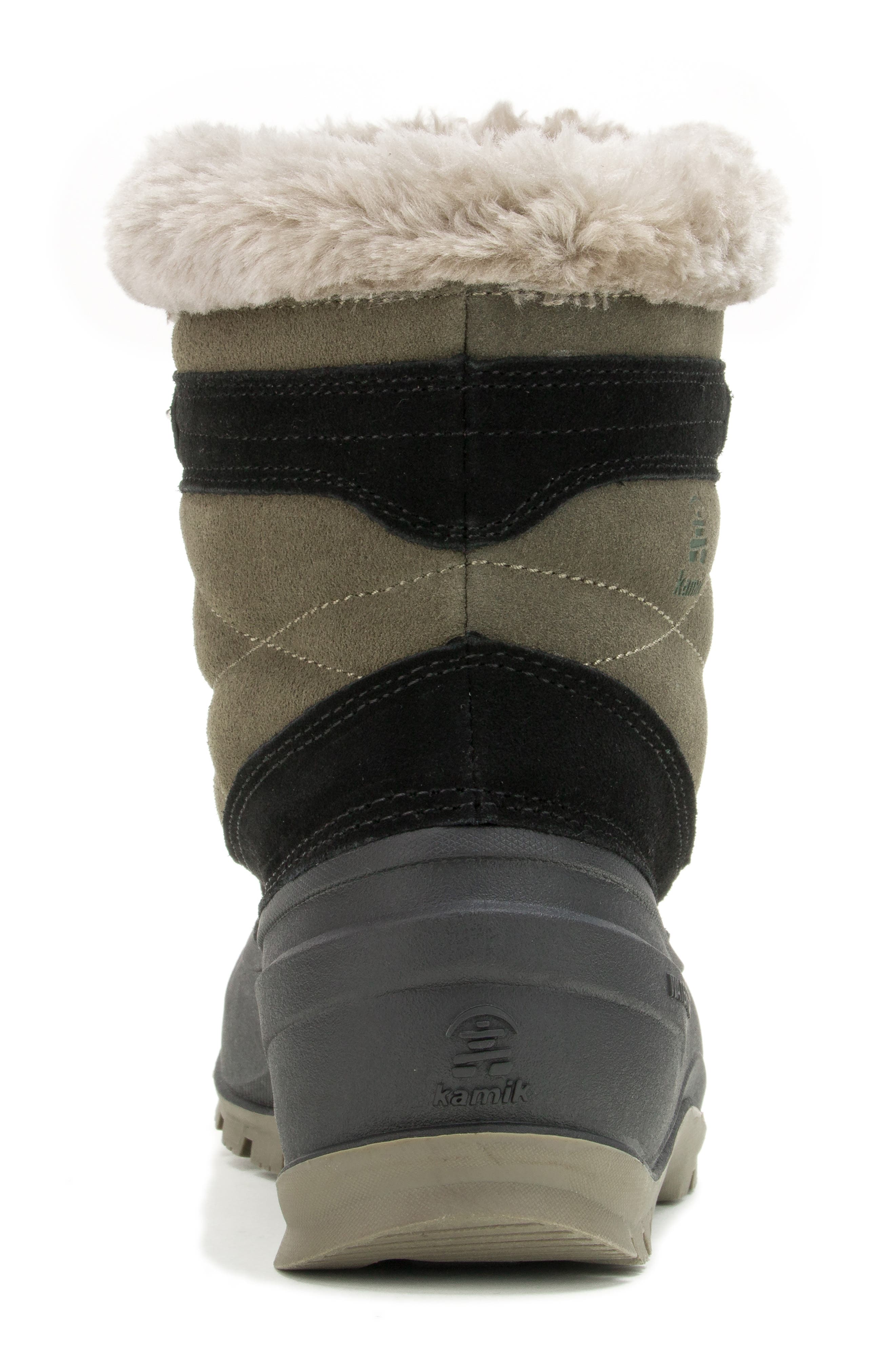 Kamik Snovalley 5 Faux Fur Cuff Waterproof Snow Boot, Alternate, color, 