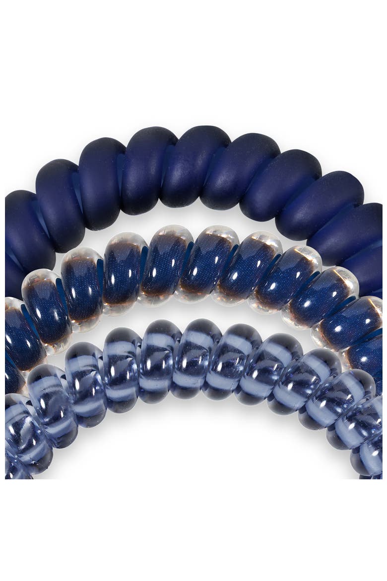 Small Hair Ties, Alternate, color, Nightfall Navy