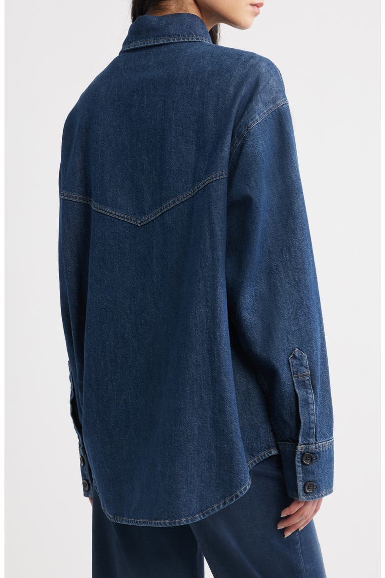 Addison Button Up Overshirt, Alternate, color, INKWELL AURA
