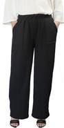 Standards & Practices Texture Wide Leg Ankle Pants