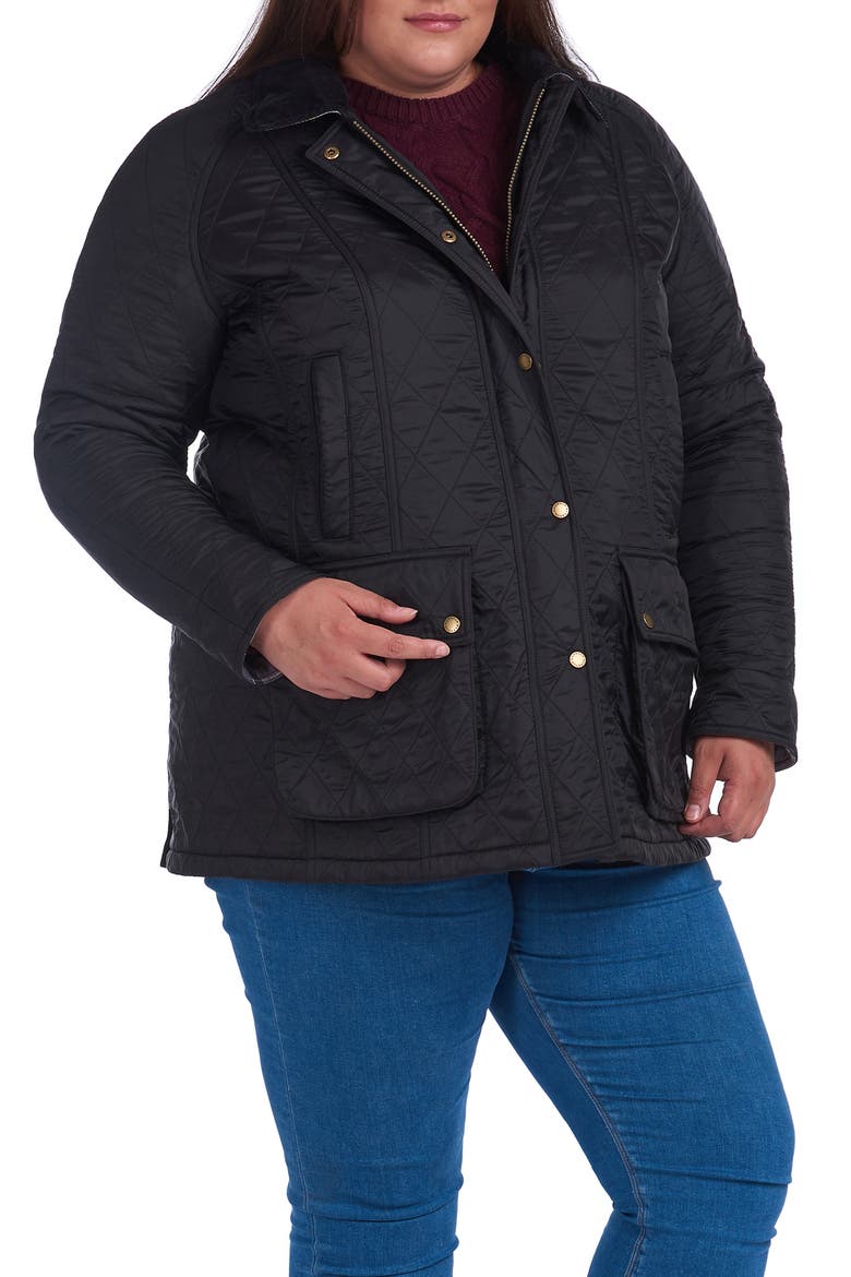 Beadnell Polarquilt Jacket, Main, color, BLACK/BLACK