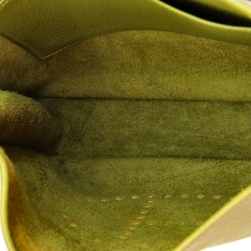 Pre-owned Hermes Hermes Evelyne Bag Gen I Clemence Pm In Green