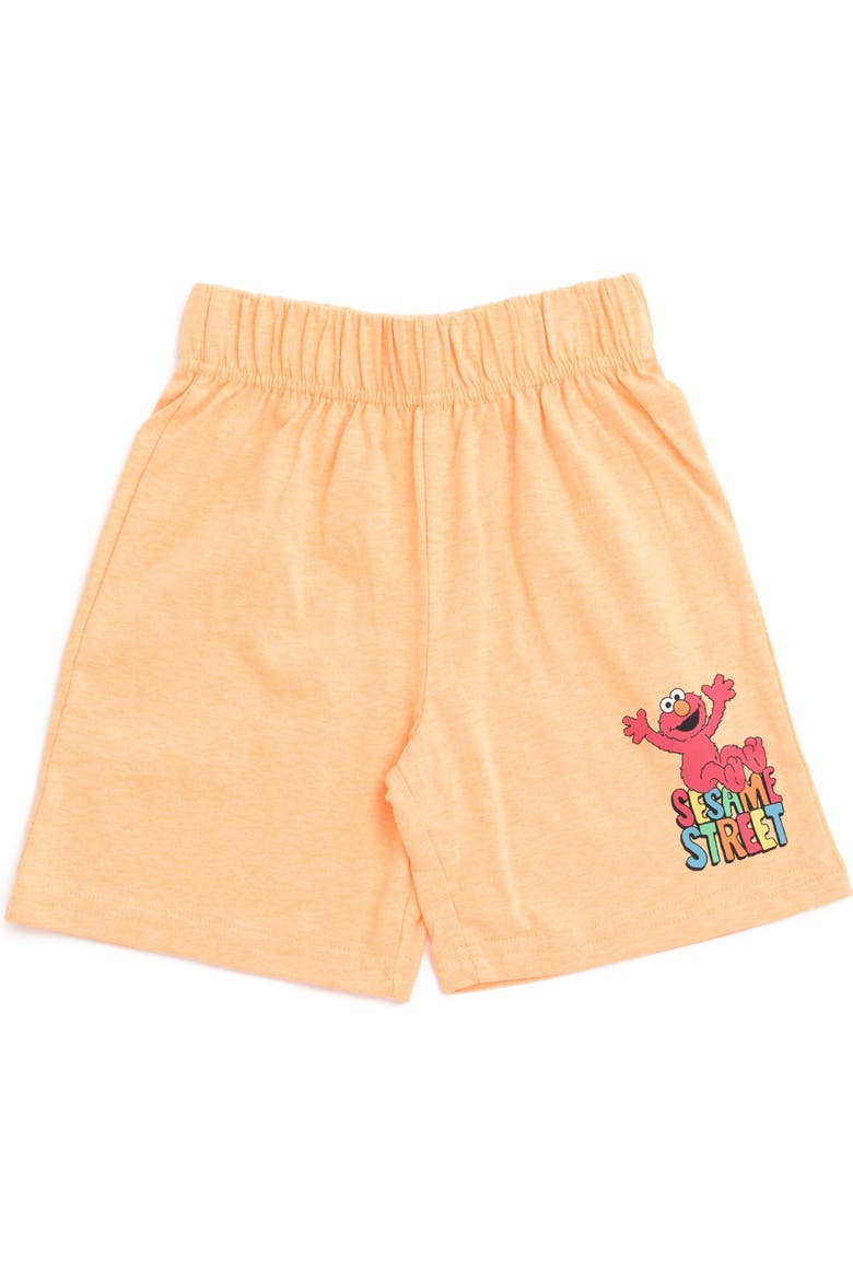 2-Piece T-Shirt and Shorts Set, Alternate, color, Elmo Orange