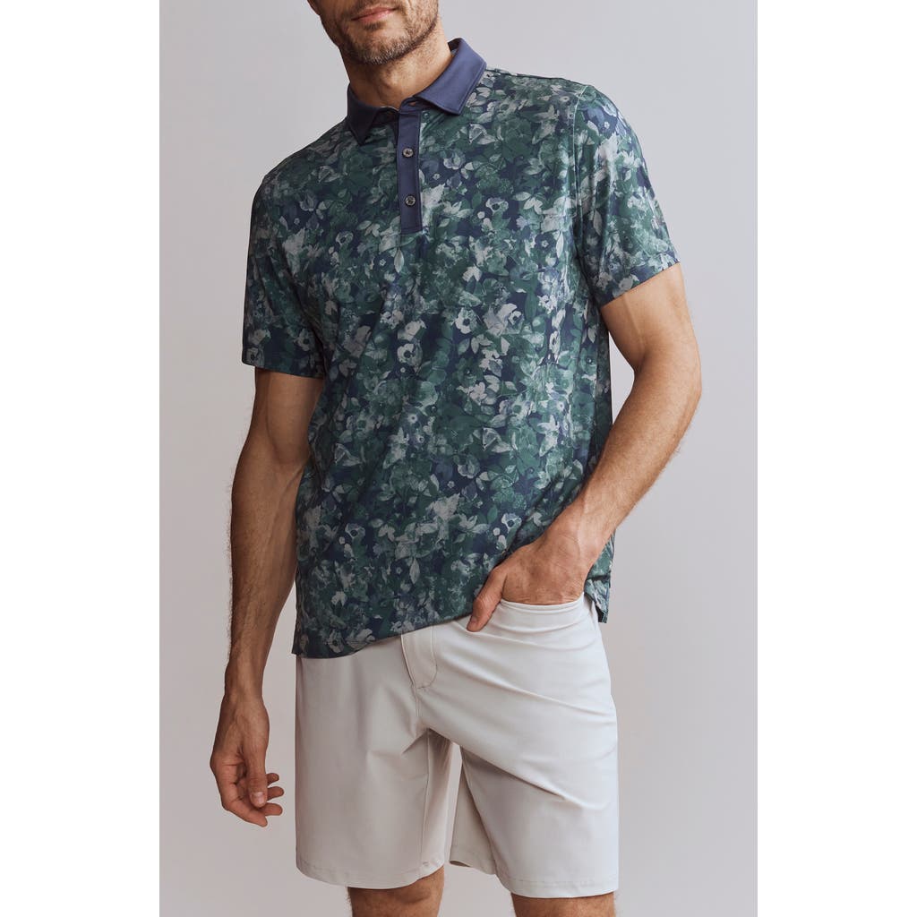 Rhone Floral Performance Golf Polo