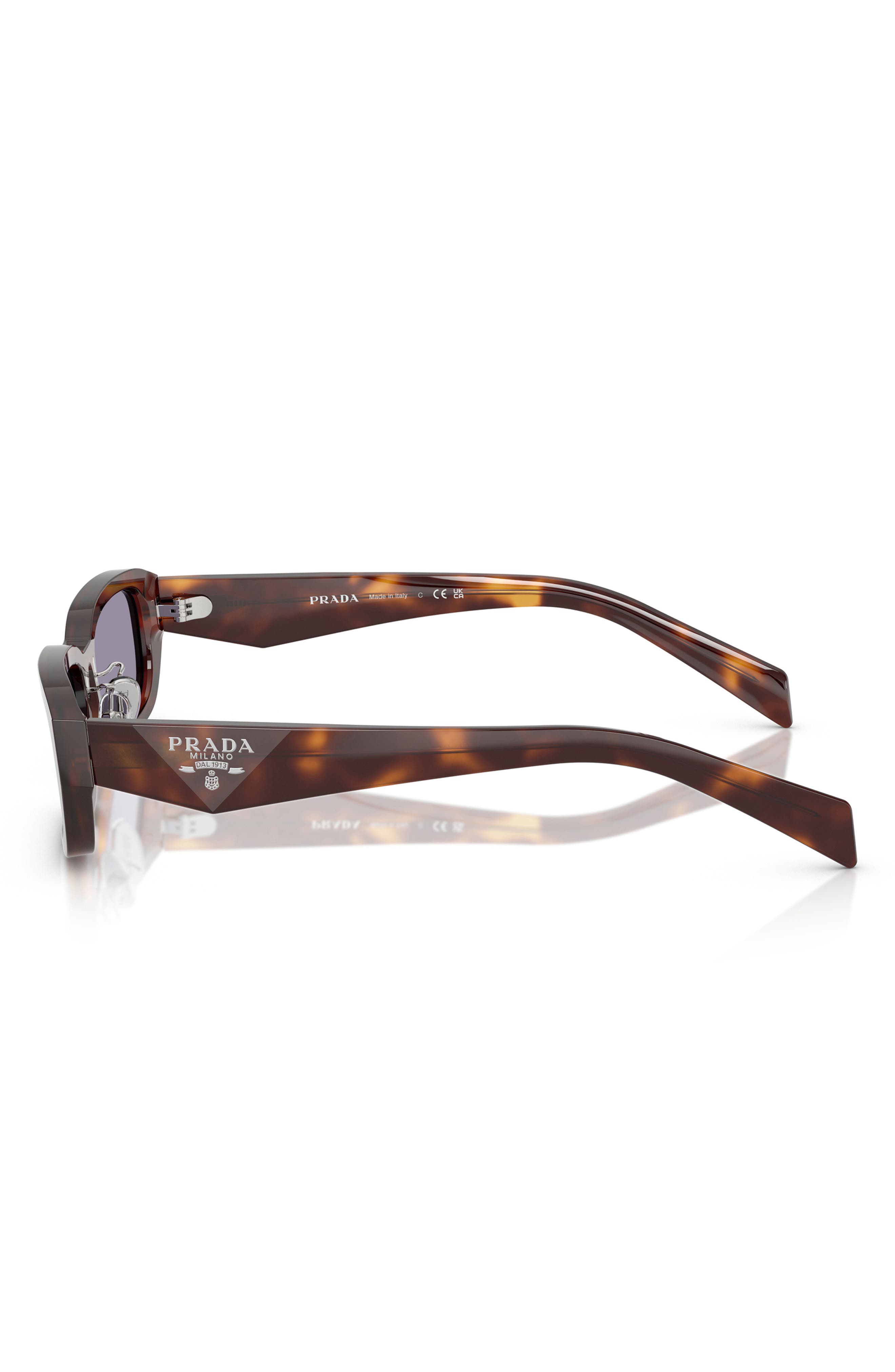 小物 PRADA Polarized Sunglasses Havana 56 Prada 55mm Rectangular Sunglasses (Women) | Nordstrom