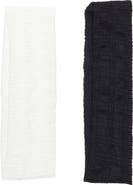 BP. Set of 2 Textured Soft Headbands