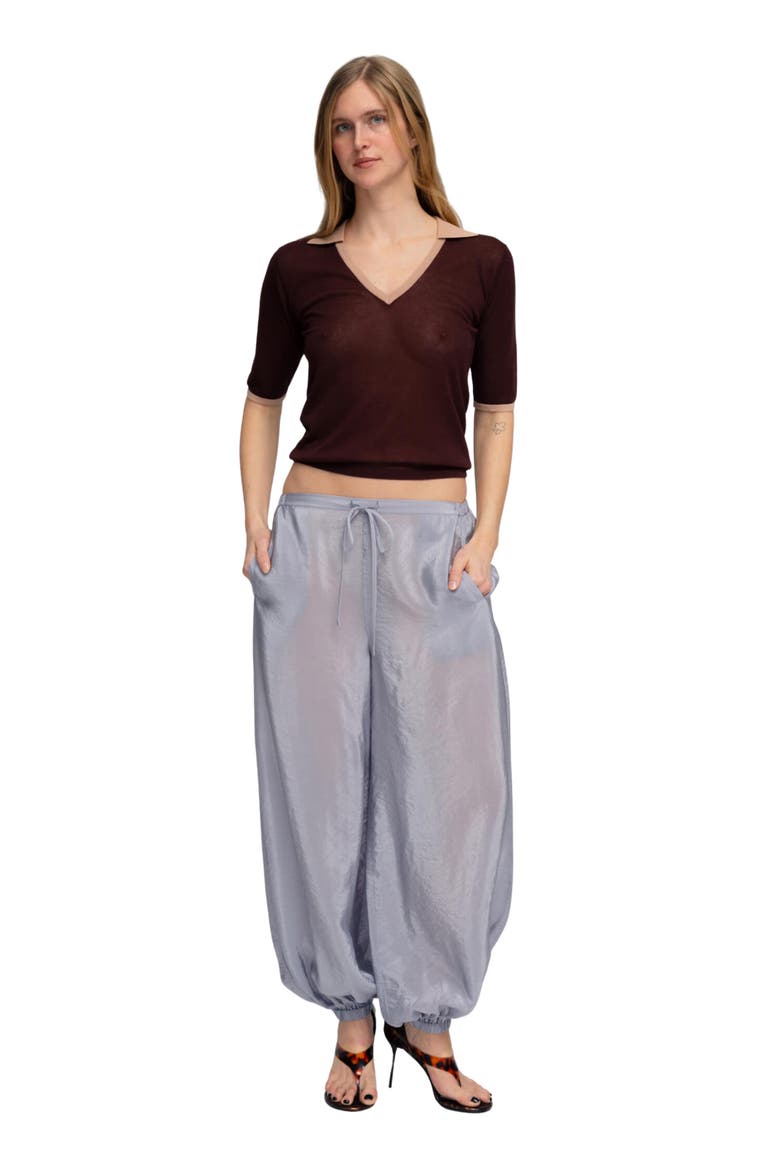 Serin Knit Top, Alternate, color, DEEP RED AND DUSTY PINK