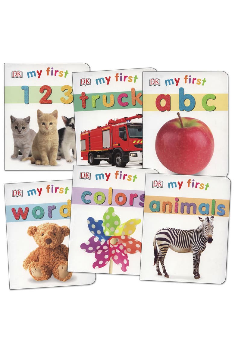 My First Learning Board Books - Set of 6, Main, color, Multicolored