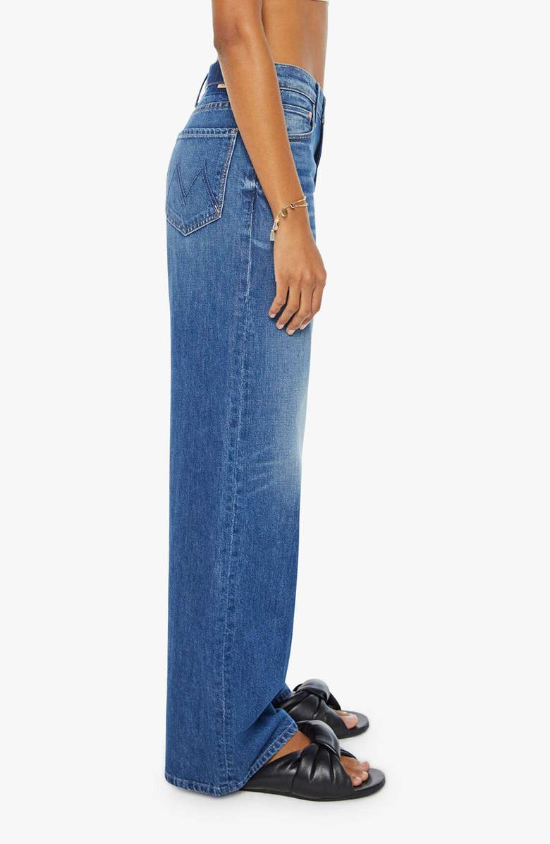 MOTHER The Spinner Sneak High Waist Wide Leg Jeans, Alternate, color, 