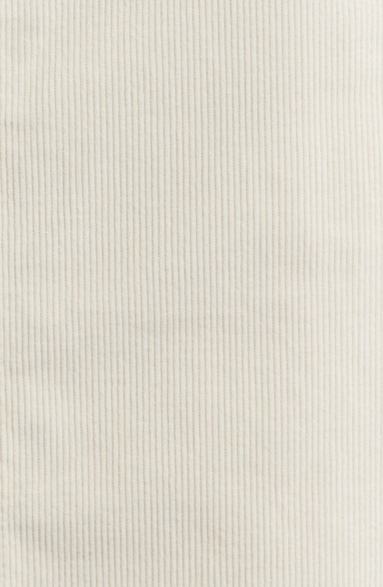 rag & bone Gillian Corduroy Midi Skirt, Alternate, color, Ecru