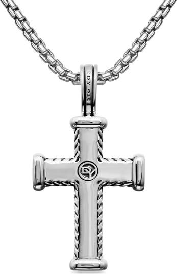 Men's Chevron Cross Pendant,