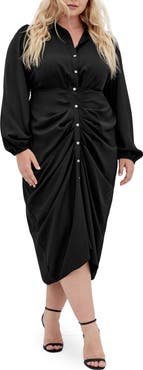 City Chic Lianna Long Sleeve Dress