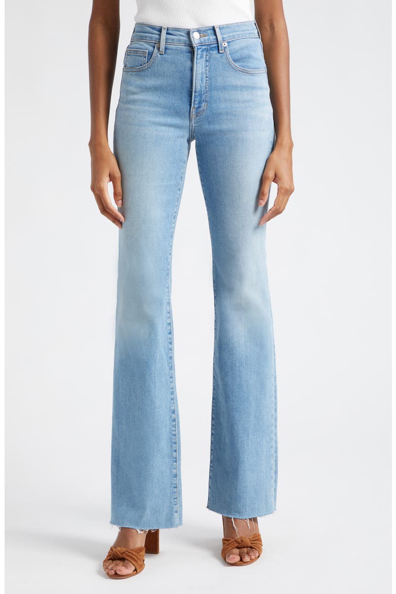 Cameron Raw Hem Bootcut Jeans, Main, color, NOVA