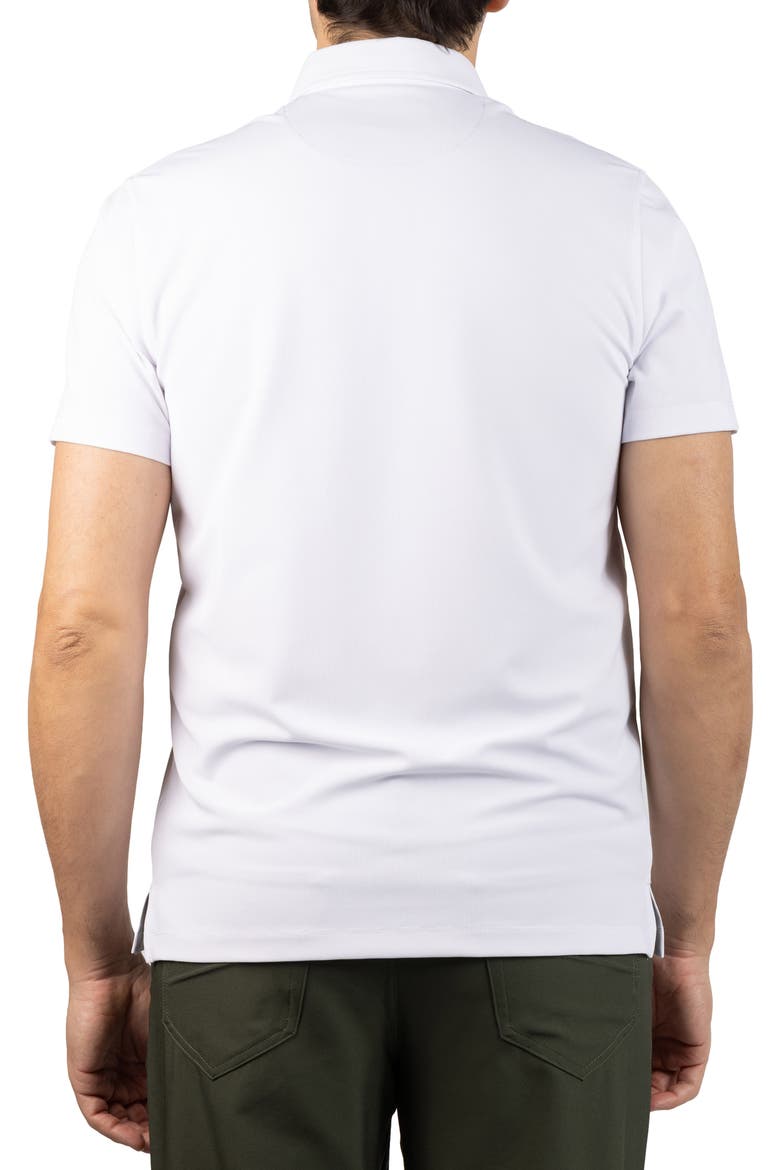Micro Grid Performance Polo, Alternate, color, WHITE