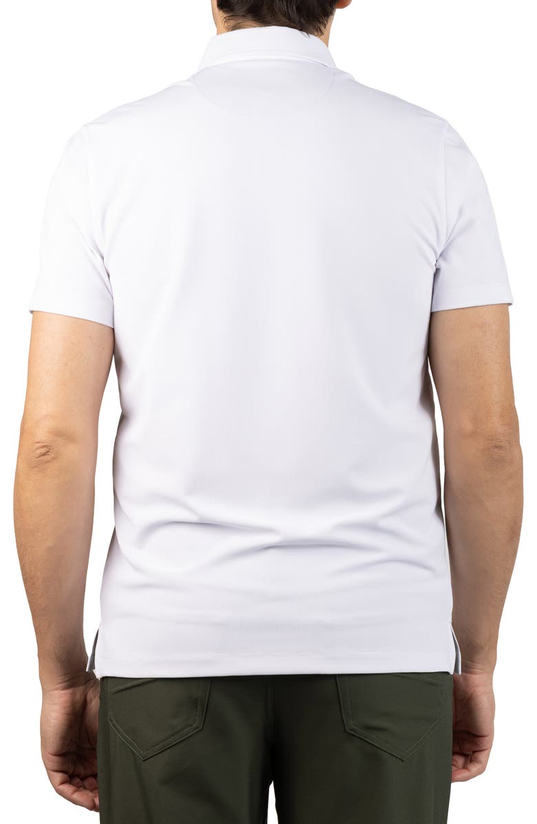 TailorByrd Micro Grid Performance Polo, Alternate, color, White