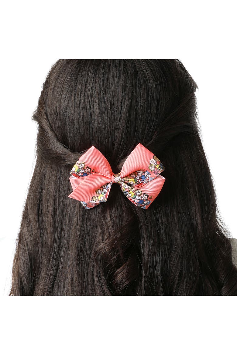 Snoopy Woodstock Hair Bows 7-Piece Set Peanuts Gifts, Alternate, color, Multicolored
