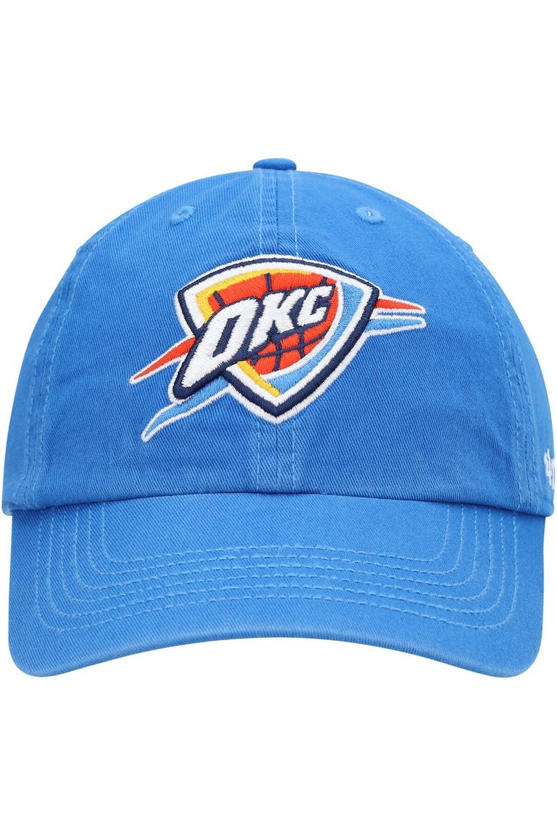 Men's '47 Blue Oklahoma City Thunder Team Franchise Fitted Hat, Alternate, color, Blue