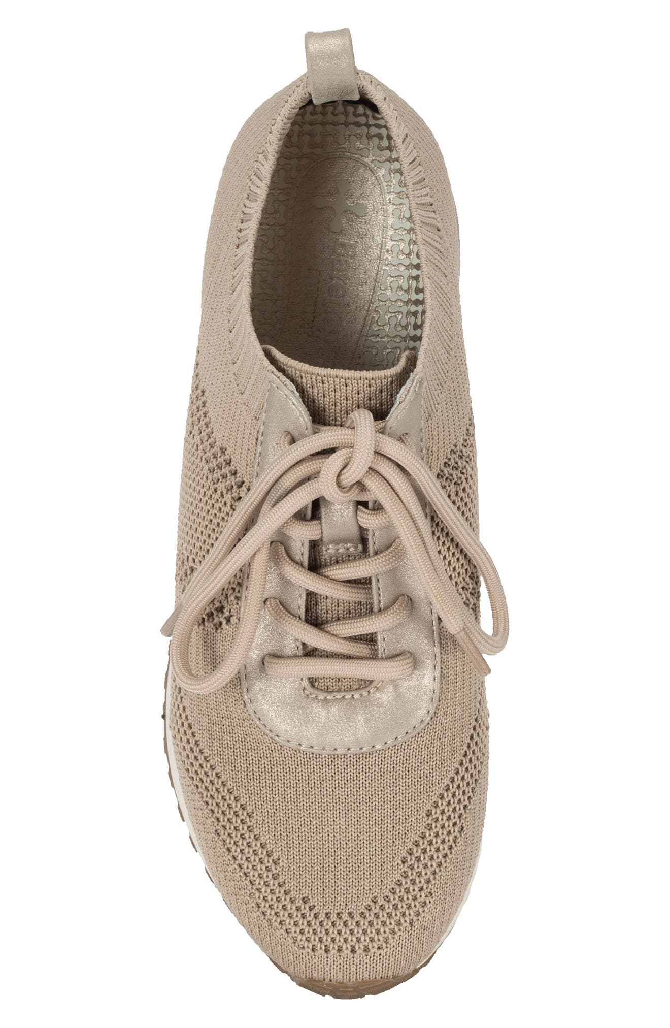 BARETRAPS Palta Knit Sneaker, Alternate, color, Champagne