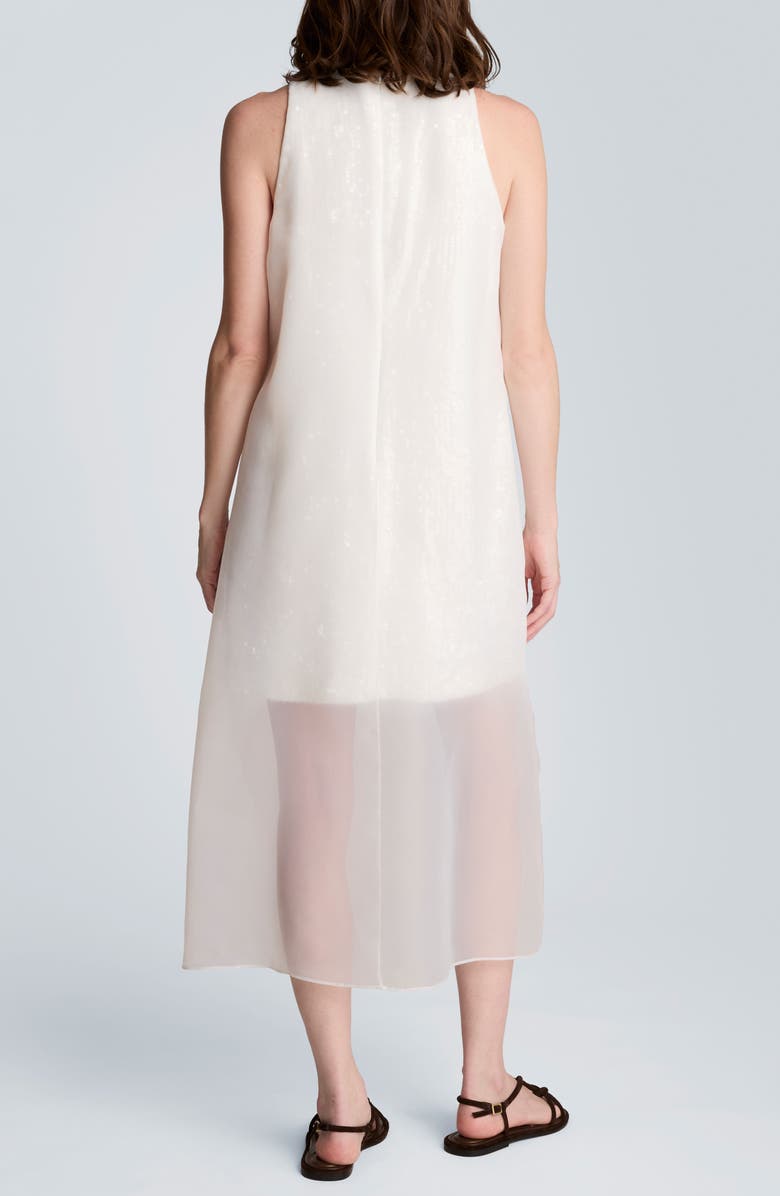 Kenneth Cole Sheer Overlay Dress, Alternate, color, 