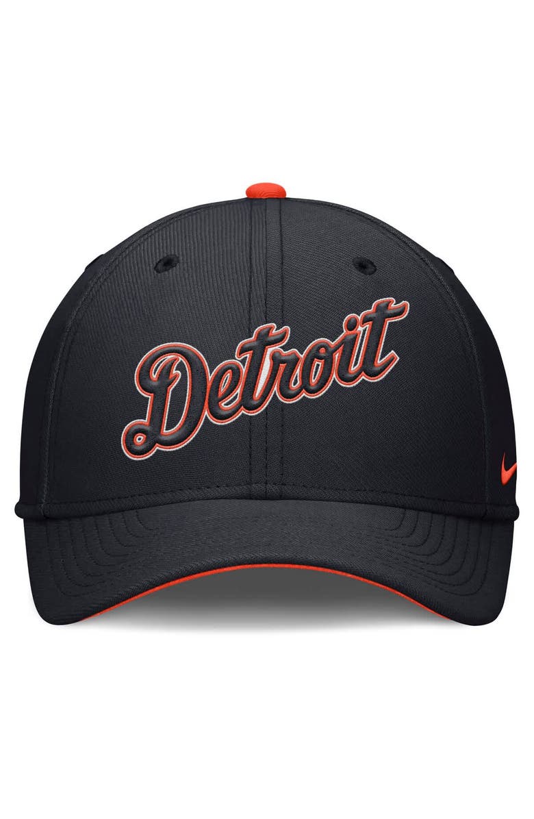 Nike Men's Nike Navy Detroit Tigers Primetime Rise Dri-FIT Flex Hat, Alternate, color, Navy