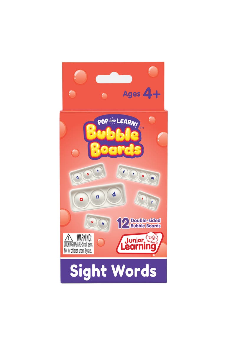 Sight Word Bubble Boards, Ages 4+, Main, color, Multicolored