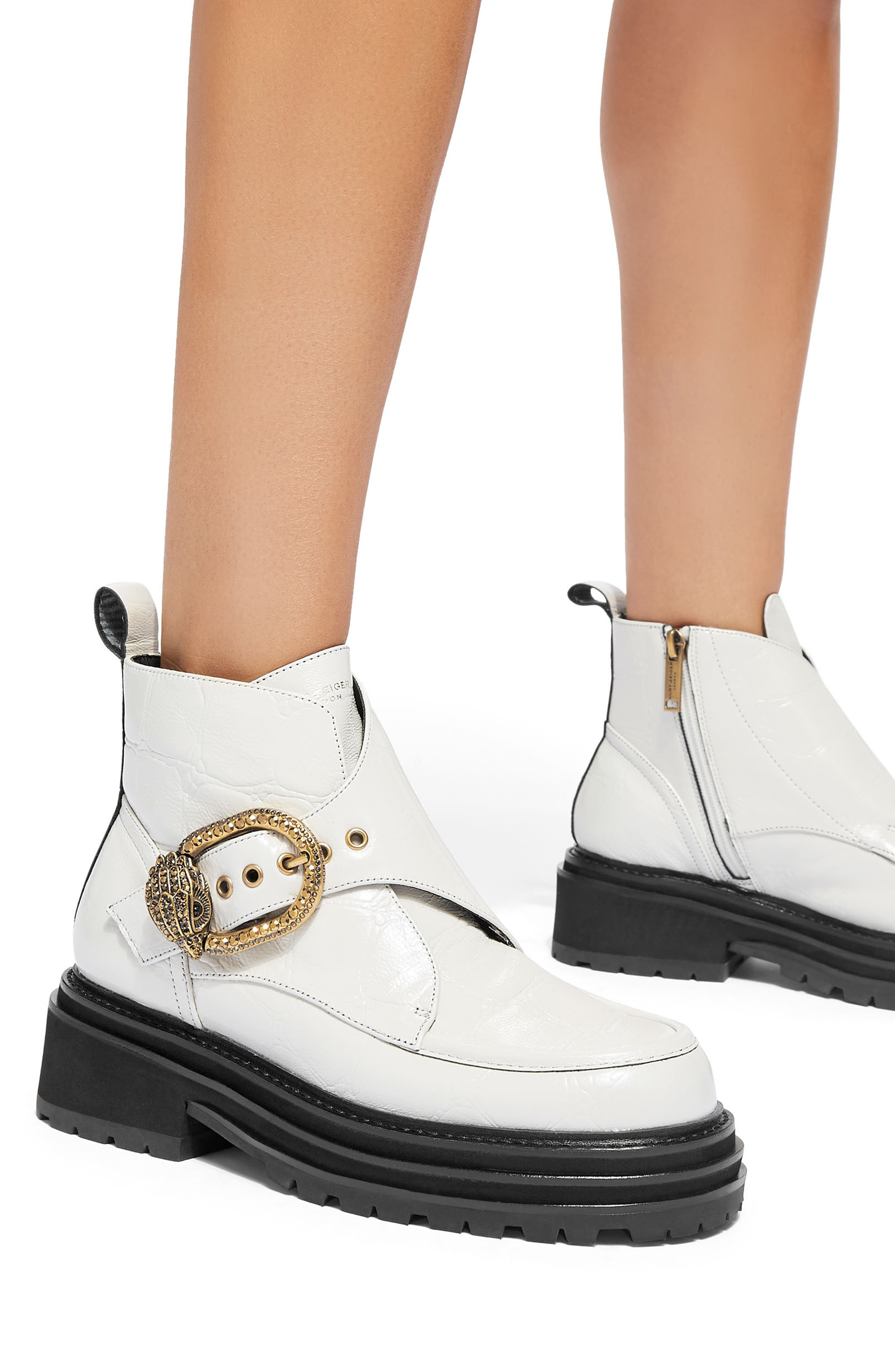 Kurt Geiger London Mayfair Platform Boot, Alternate, color, Natural