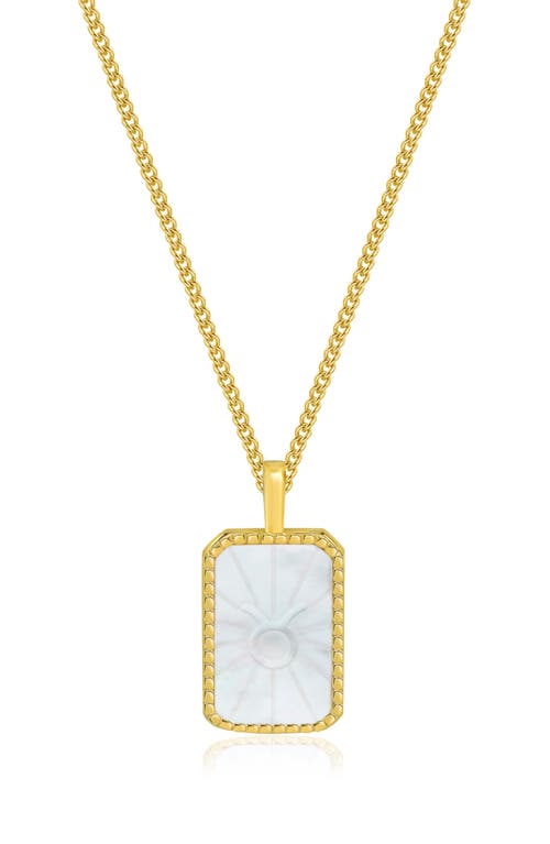 La Meno Zodiac Double Sided Pendant Necklace