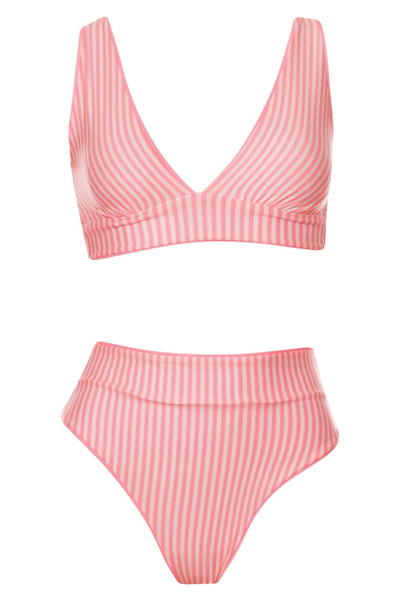 Pink Suzy Q Reversible Bikini Bottoms, Alternate, color, PINK