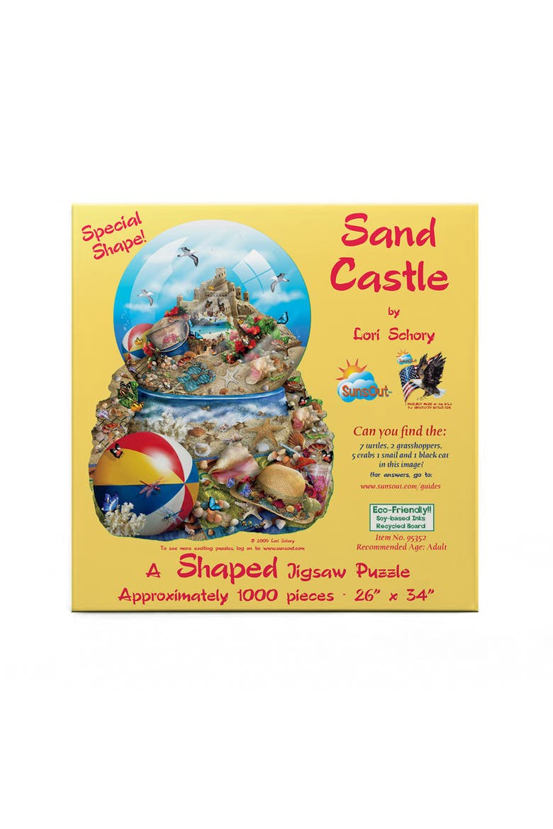 Sand Castle 1000 piece Jigsaw Puzzle for Adults Special Shape, Alternate, color, Multicolor