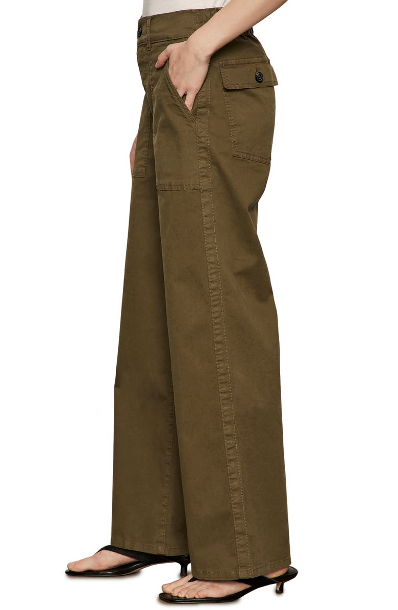 Cruiser Wide Leg Stretch Twill Pants