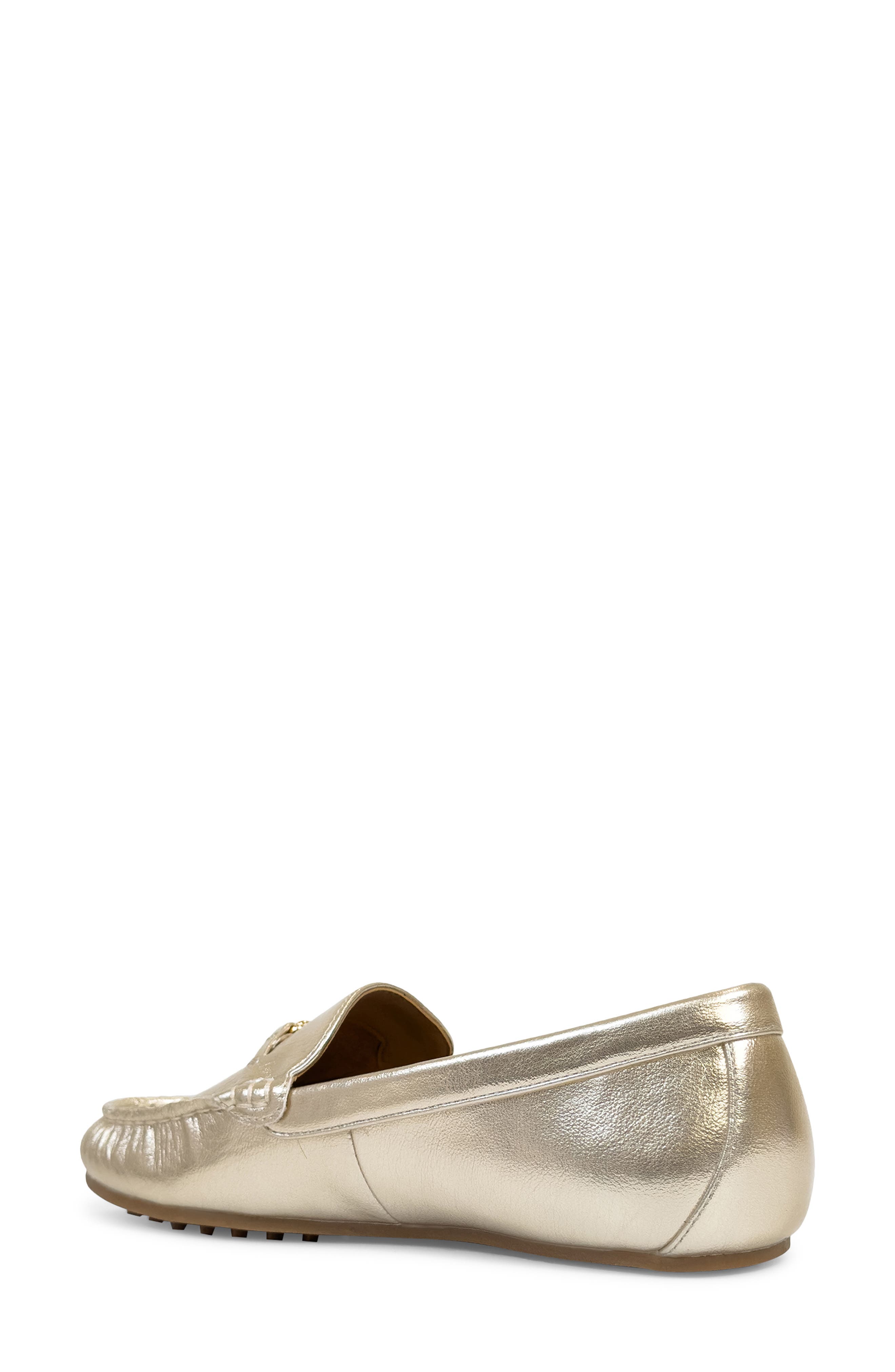 Aerosoles Drita Metallic Bit Loafer, Alternate, color, Soft Gold Faux Leather