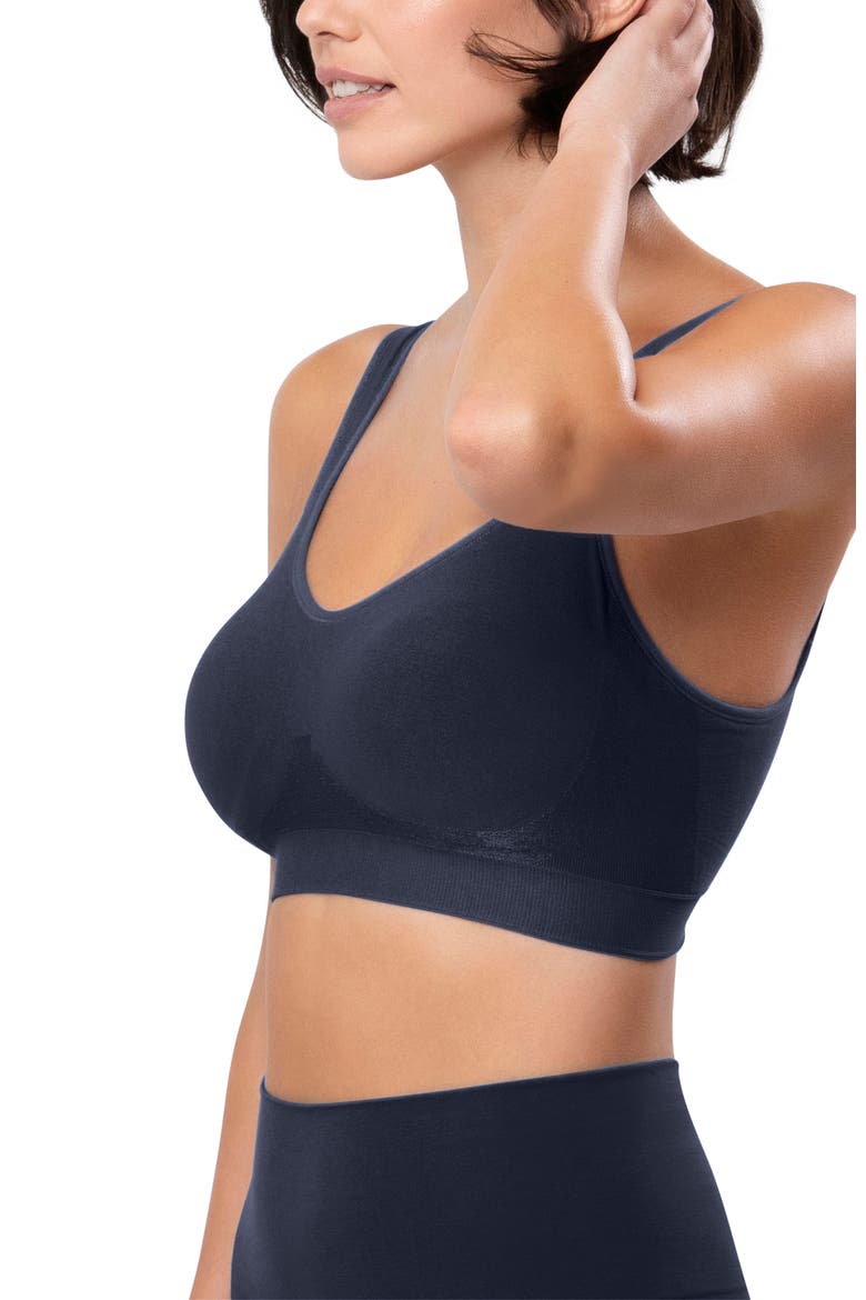 The Comfort Shaping Bra, Alternate, color, Navy