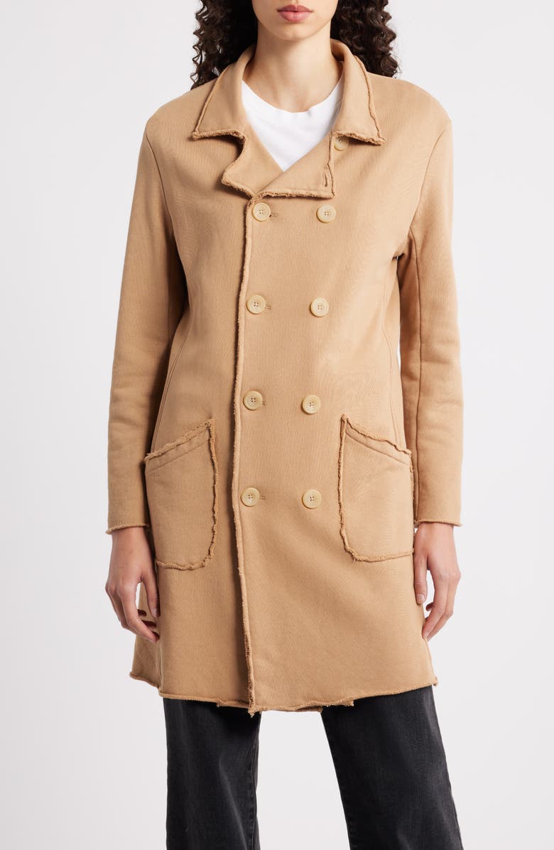 Frank & Eileen Tipperary French Terry Coat, Alternate, color, Camel