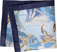 Eton Tropical Linen Pocket Square